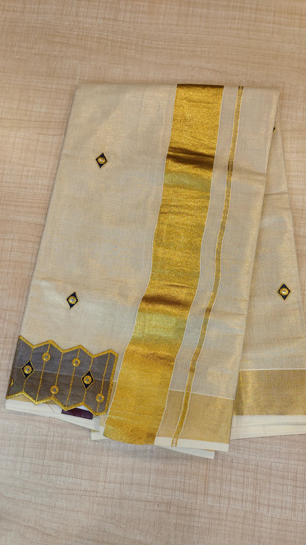 MIrror Work Tissue Saree