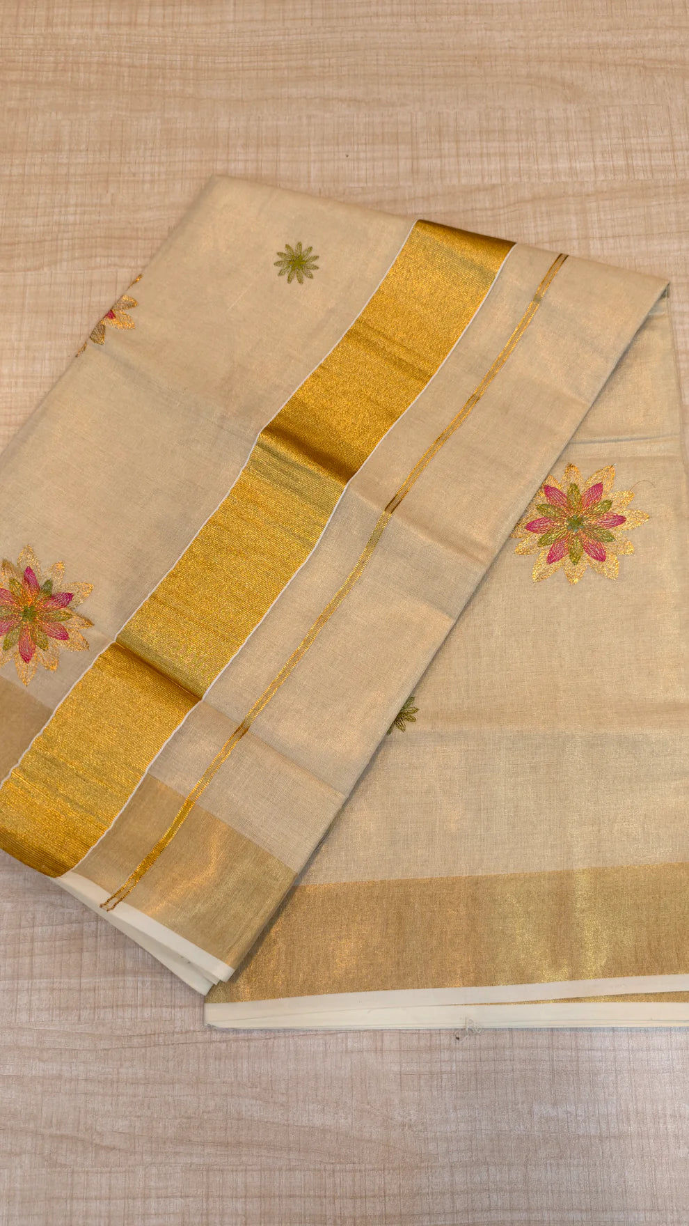 Floral Tissue Saree