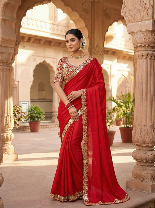 Festive Special Premium Sequins Saree