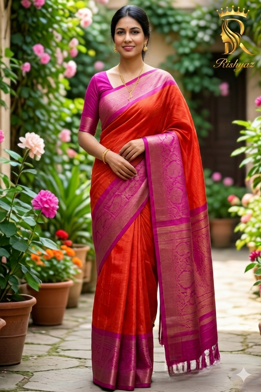 Premium Super Dola Recco Jari Saree