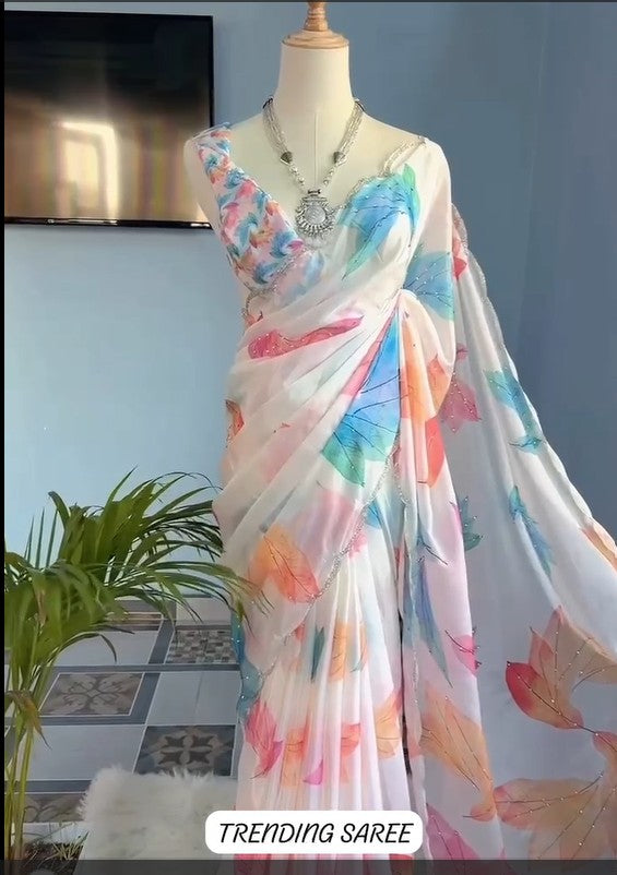 Exclusive Handwork Designer Saree
