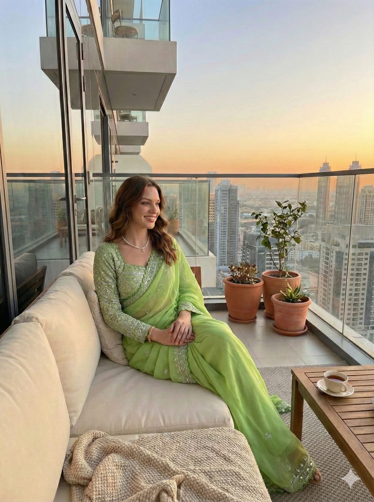 Pure Soft Fox Georgette Embroidery Saree