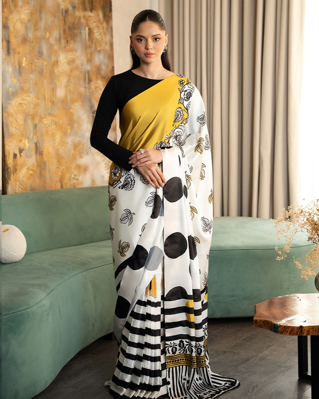 Premium Original Model Silk Digital Print Saree