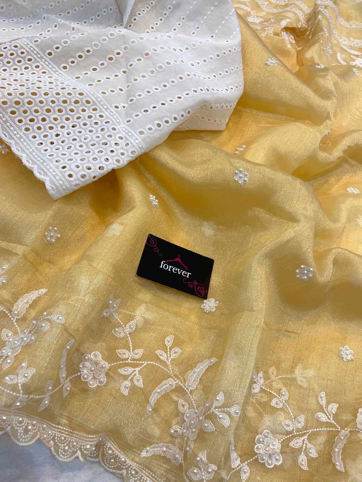 Pure Khadi Organza Saree
