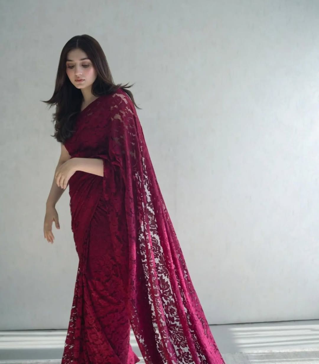 Valentine Special Soft Net Saree