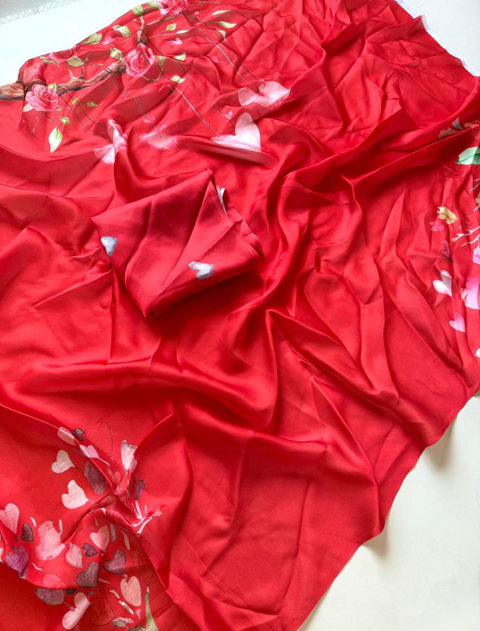Valentine Special Saree