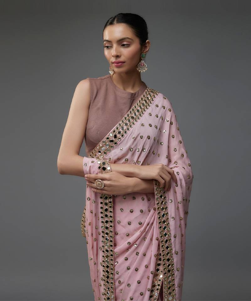 New Trending Bollywood Blockbuster Sequins Saree