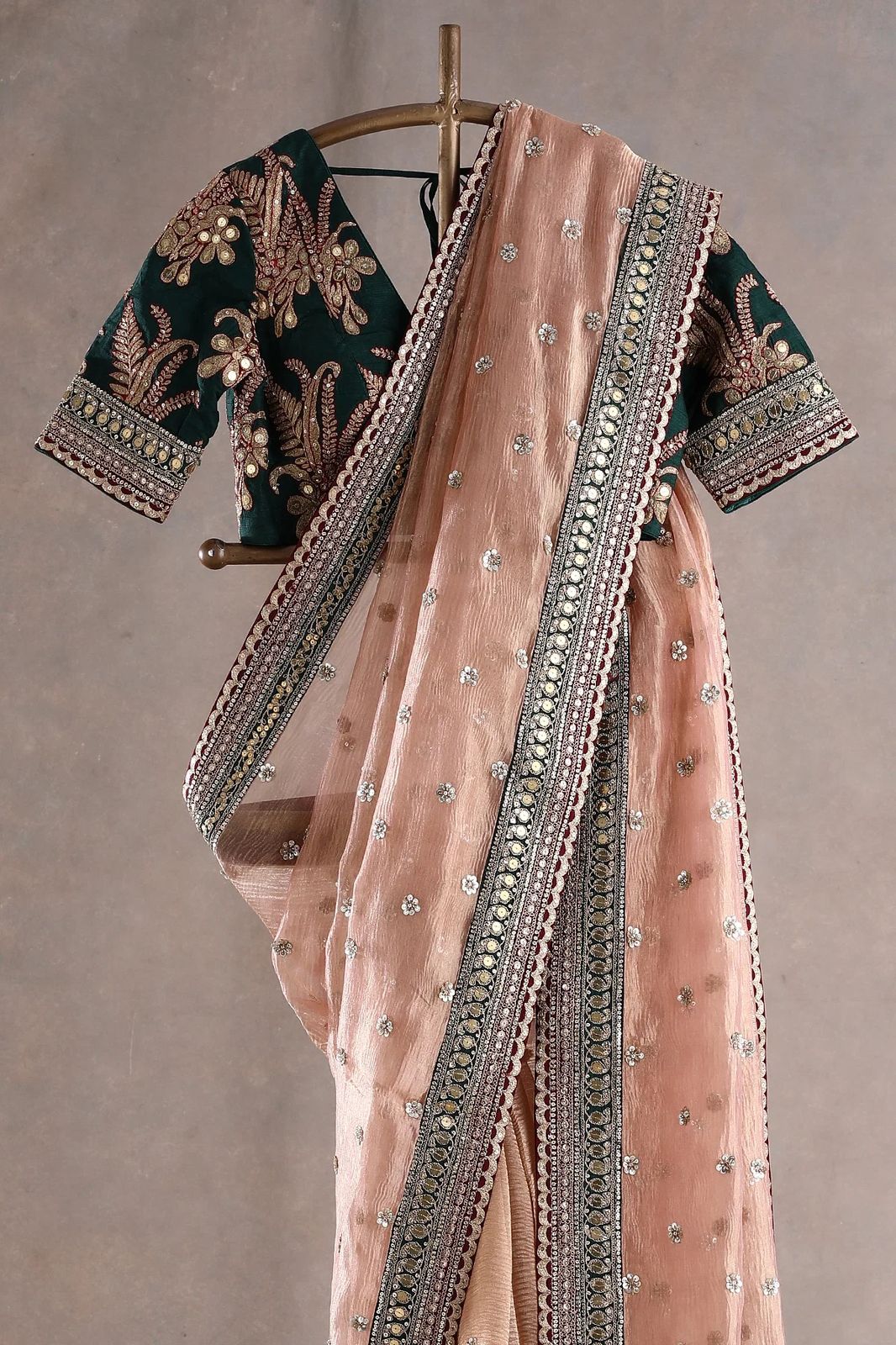 Beautiful Designer Saree in Twill Net Fabric