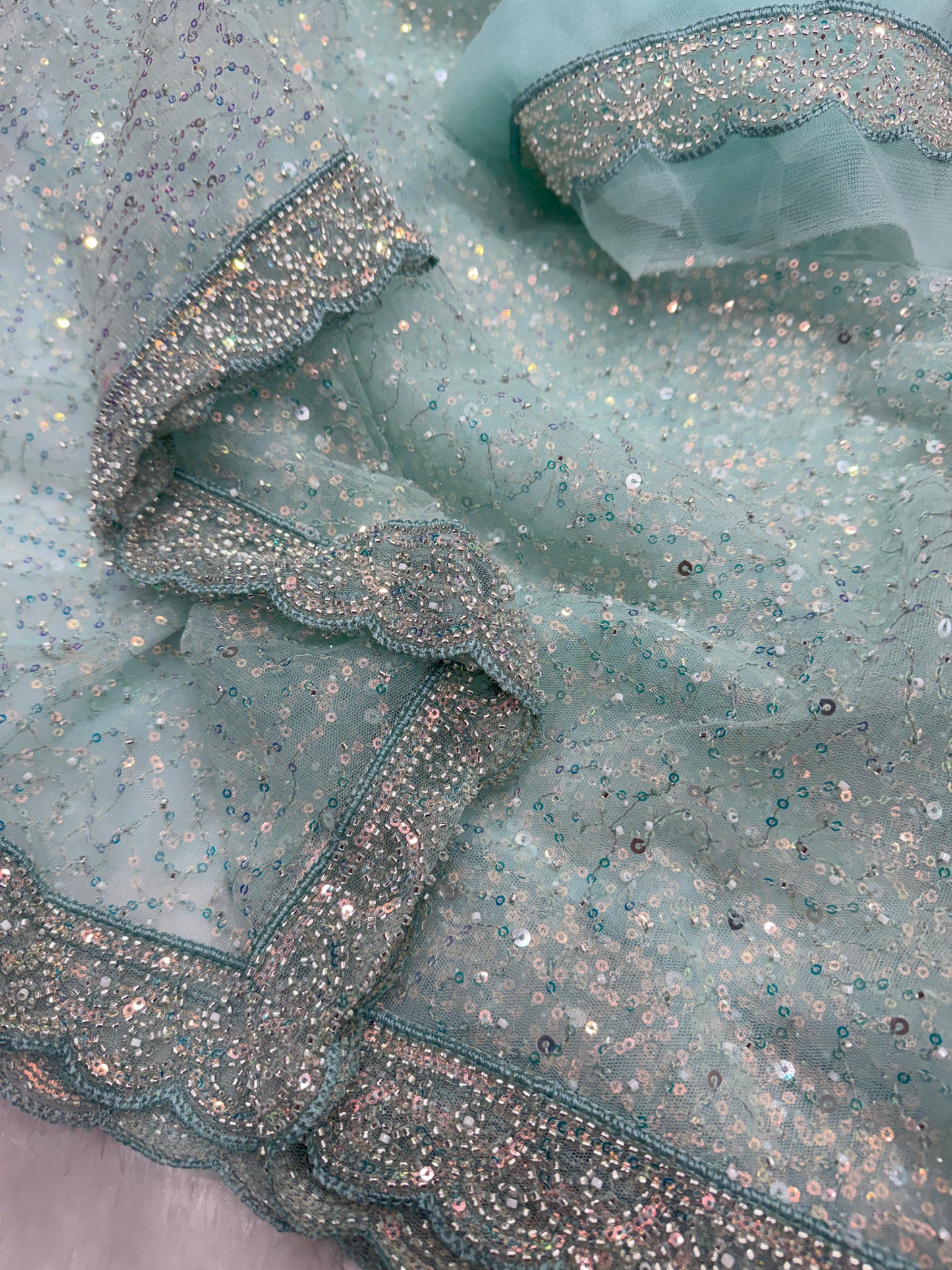 Exclusive Designer Beads & Sequins Saree