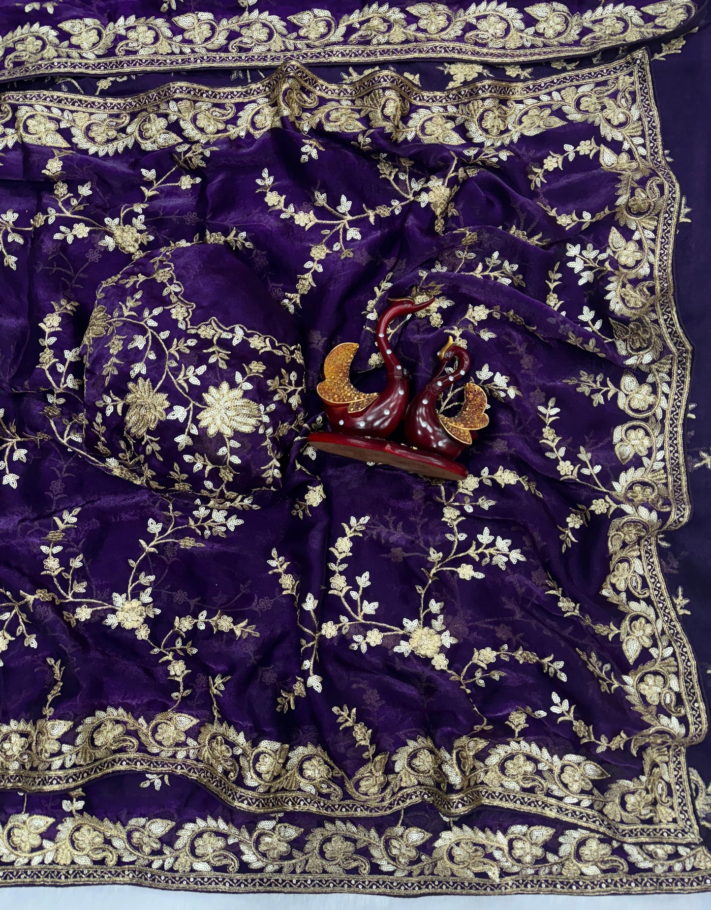 Designer Sequins Saree