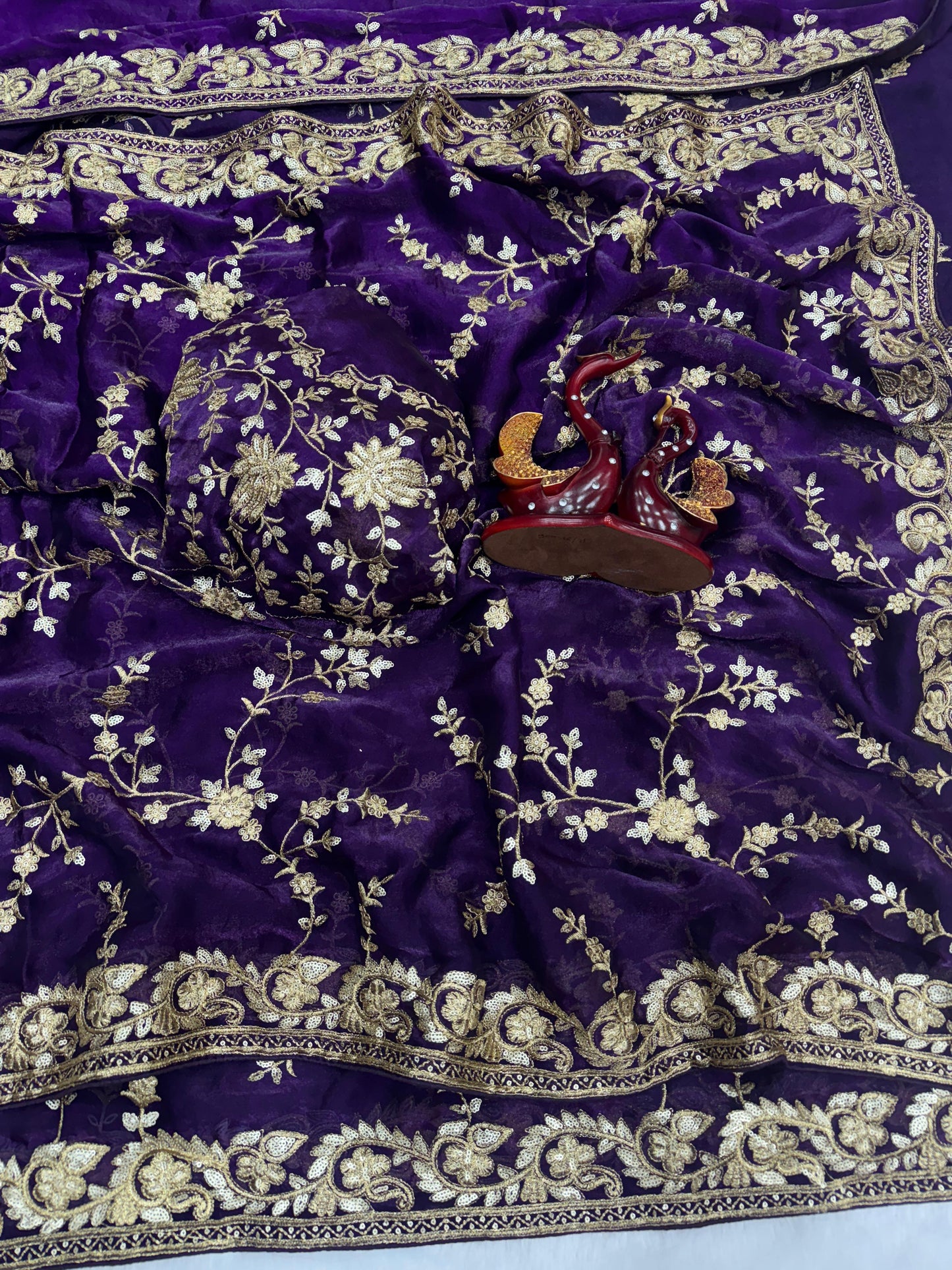 Designer Sequins Saree