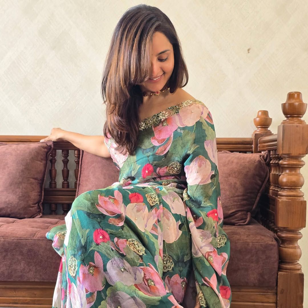 Elegant Soft Chinnon Silk Saree