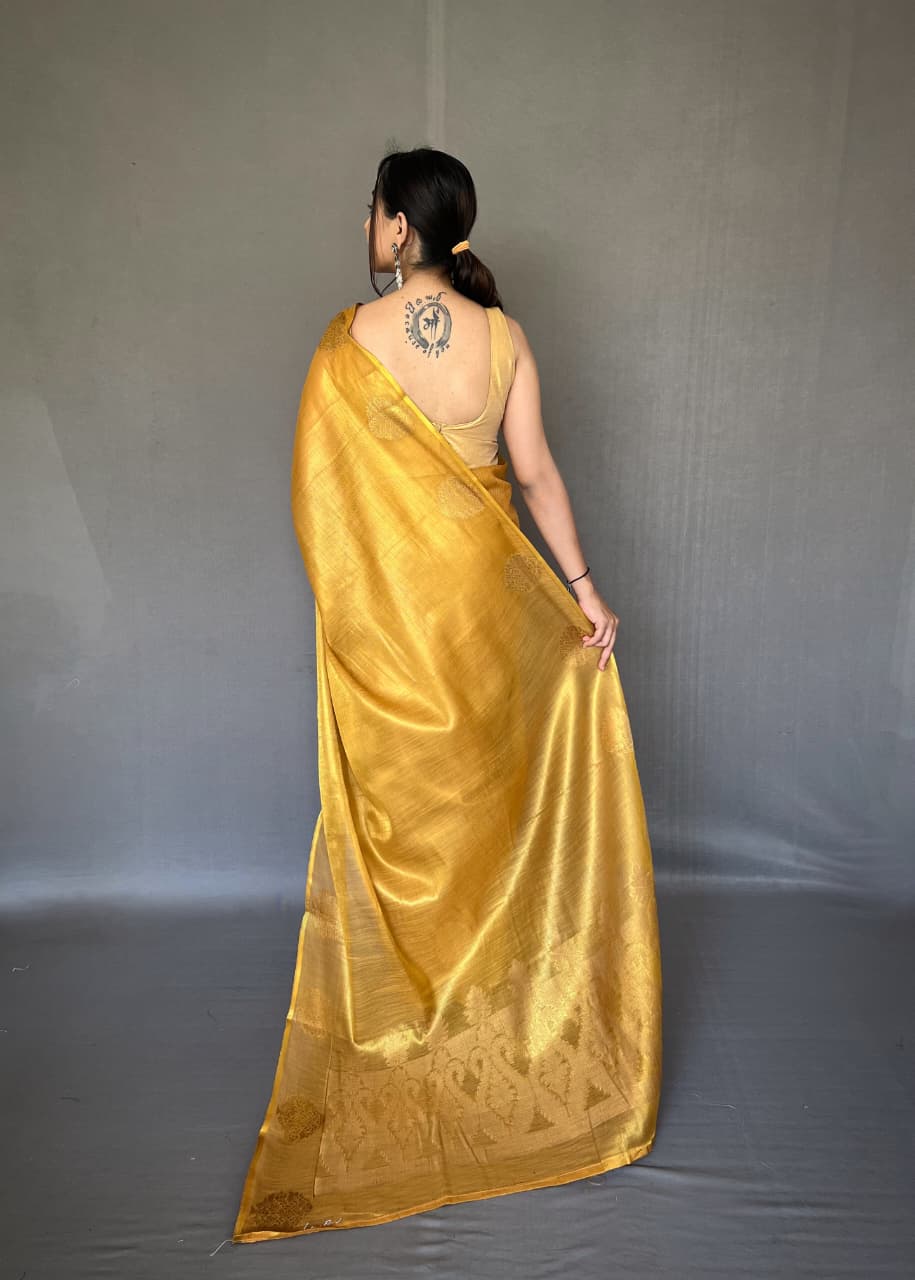 Gulabo Tissue Silk Saree