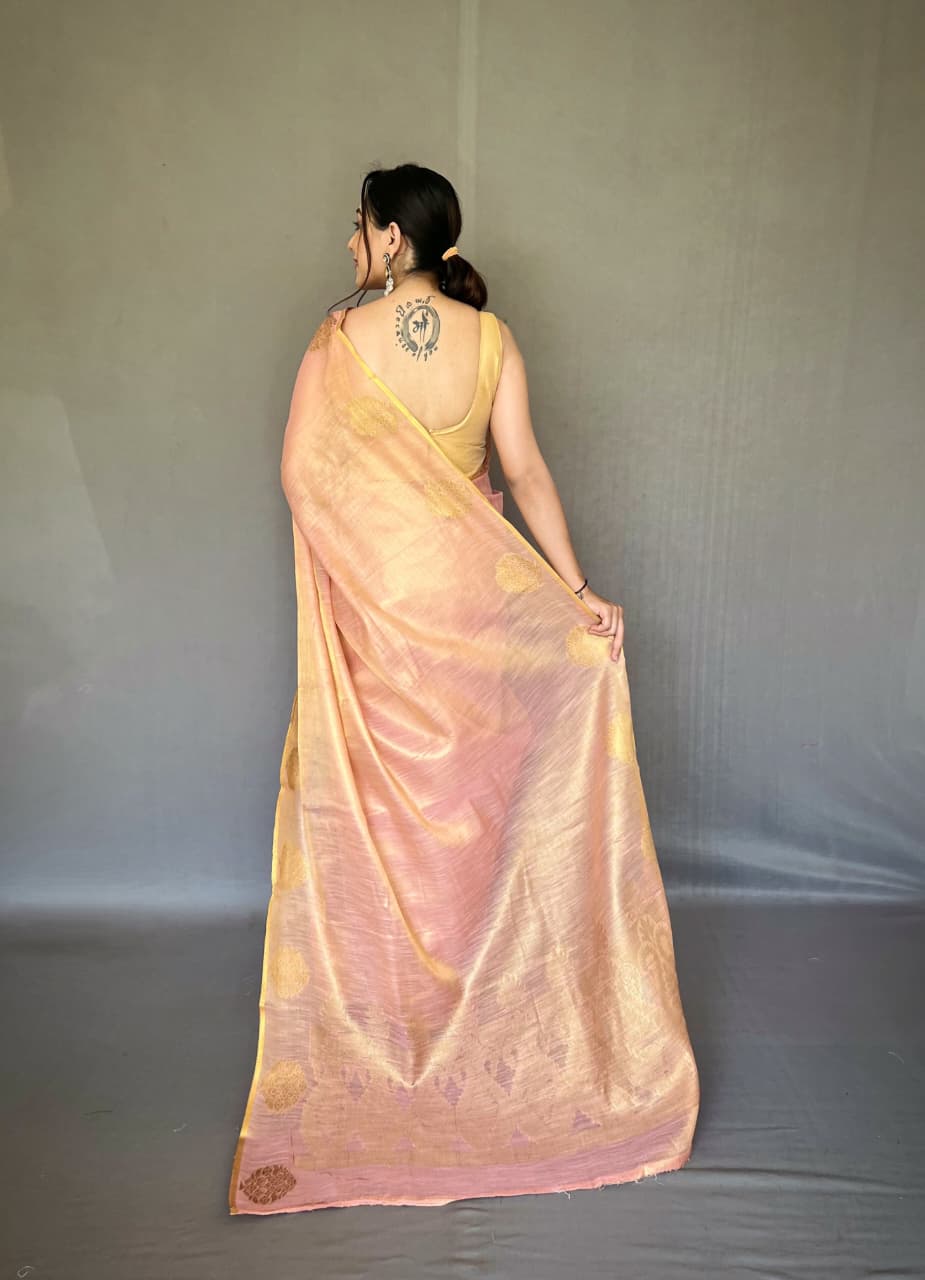 Gulabo Tissue Silk Saree
