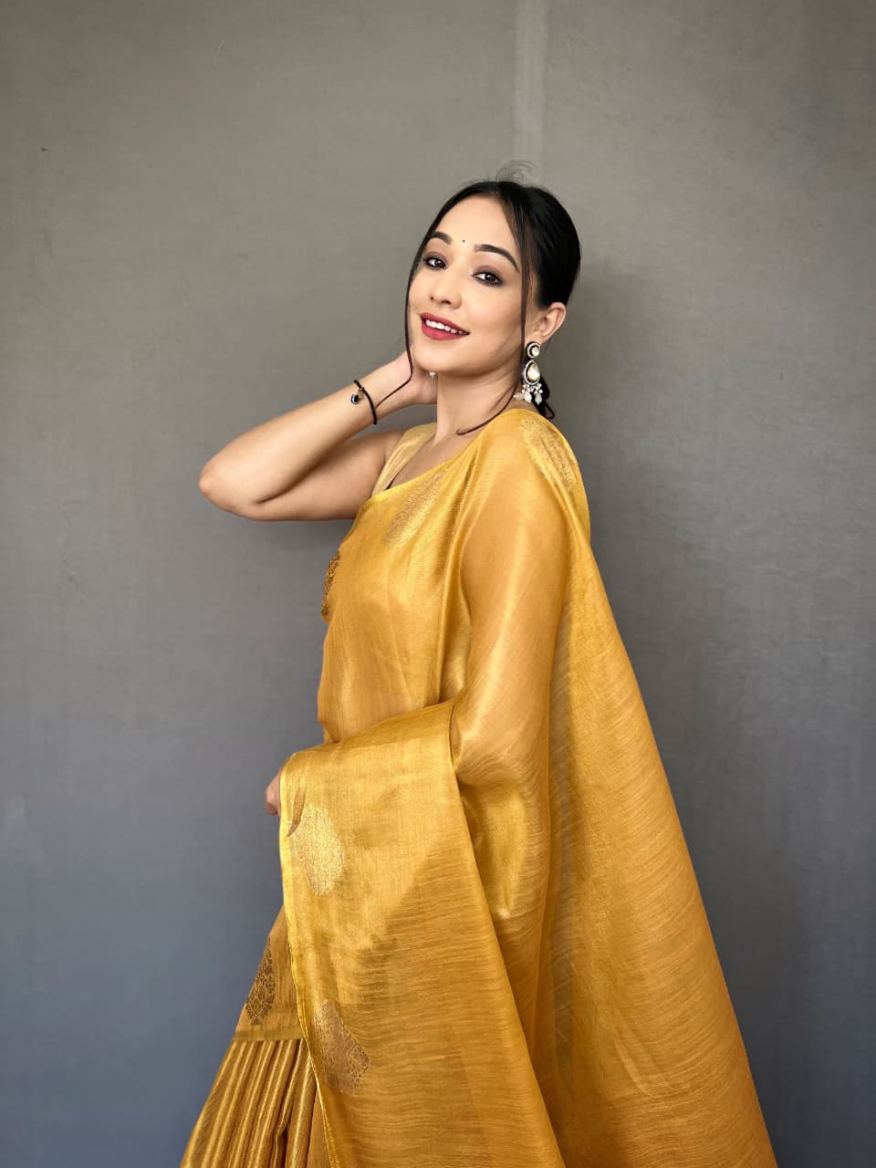 Gulabo Tissue Silk Saree