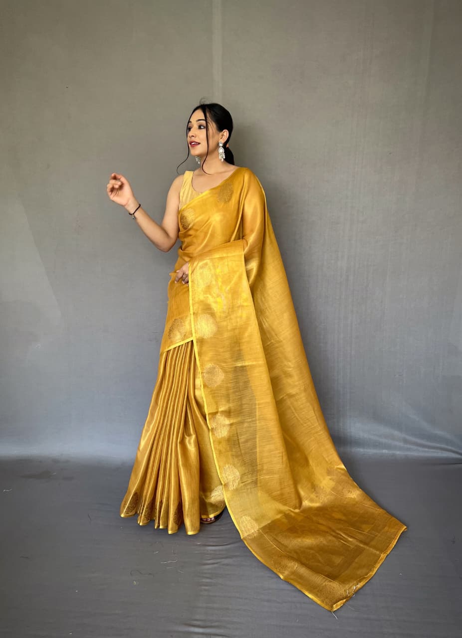 Gulabo Tissue Silk Saree