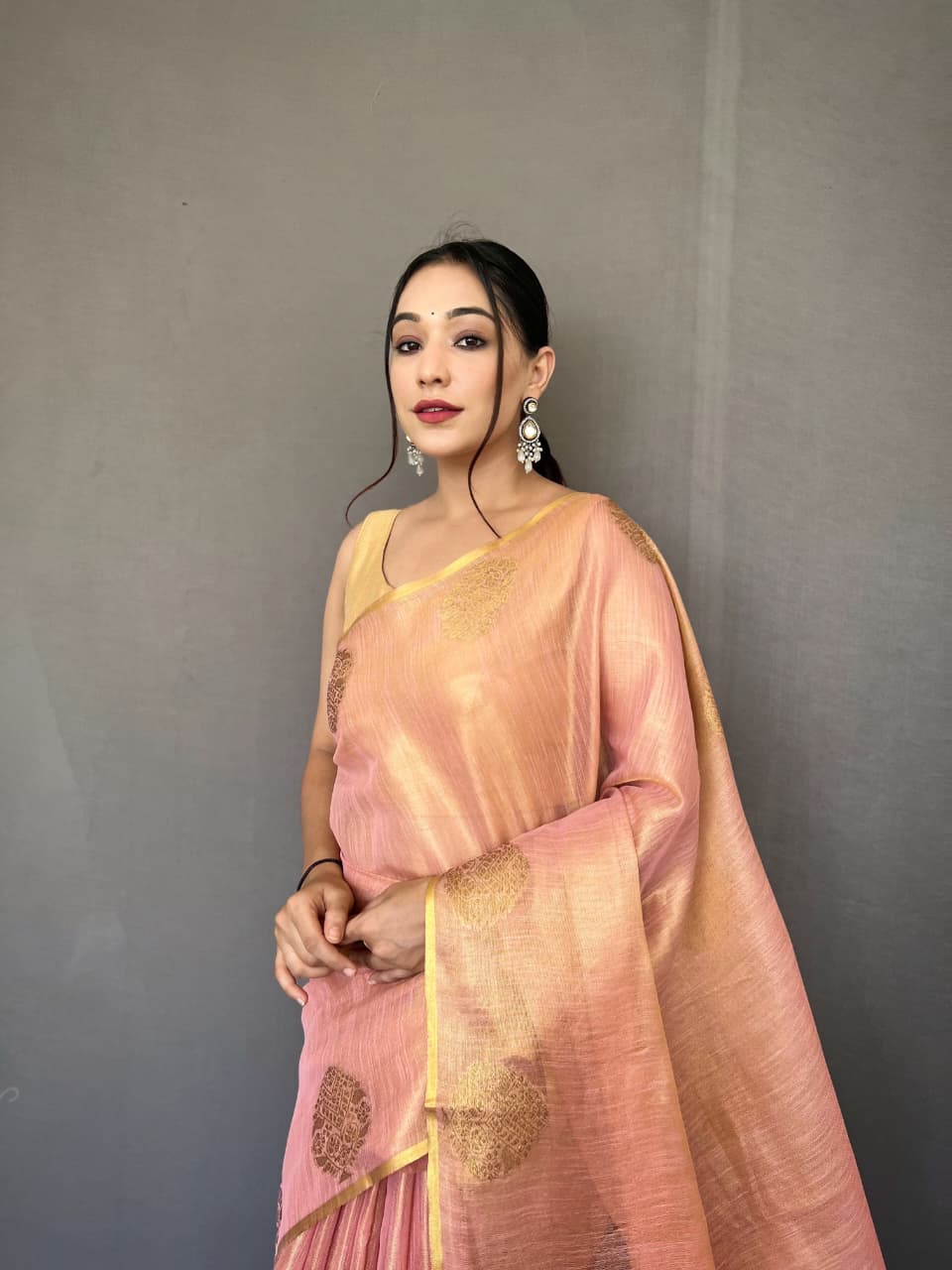 Gulabo Tissue Silk Saree