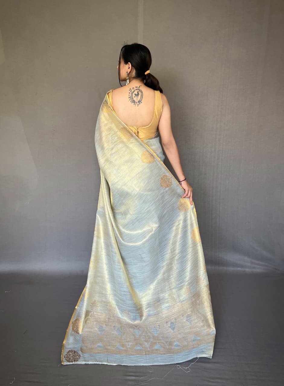 Gulabo Tissue Silk Saree