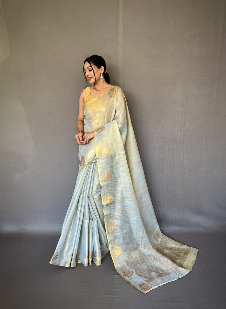 Gulabo Tissue Silk Saree