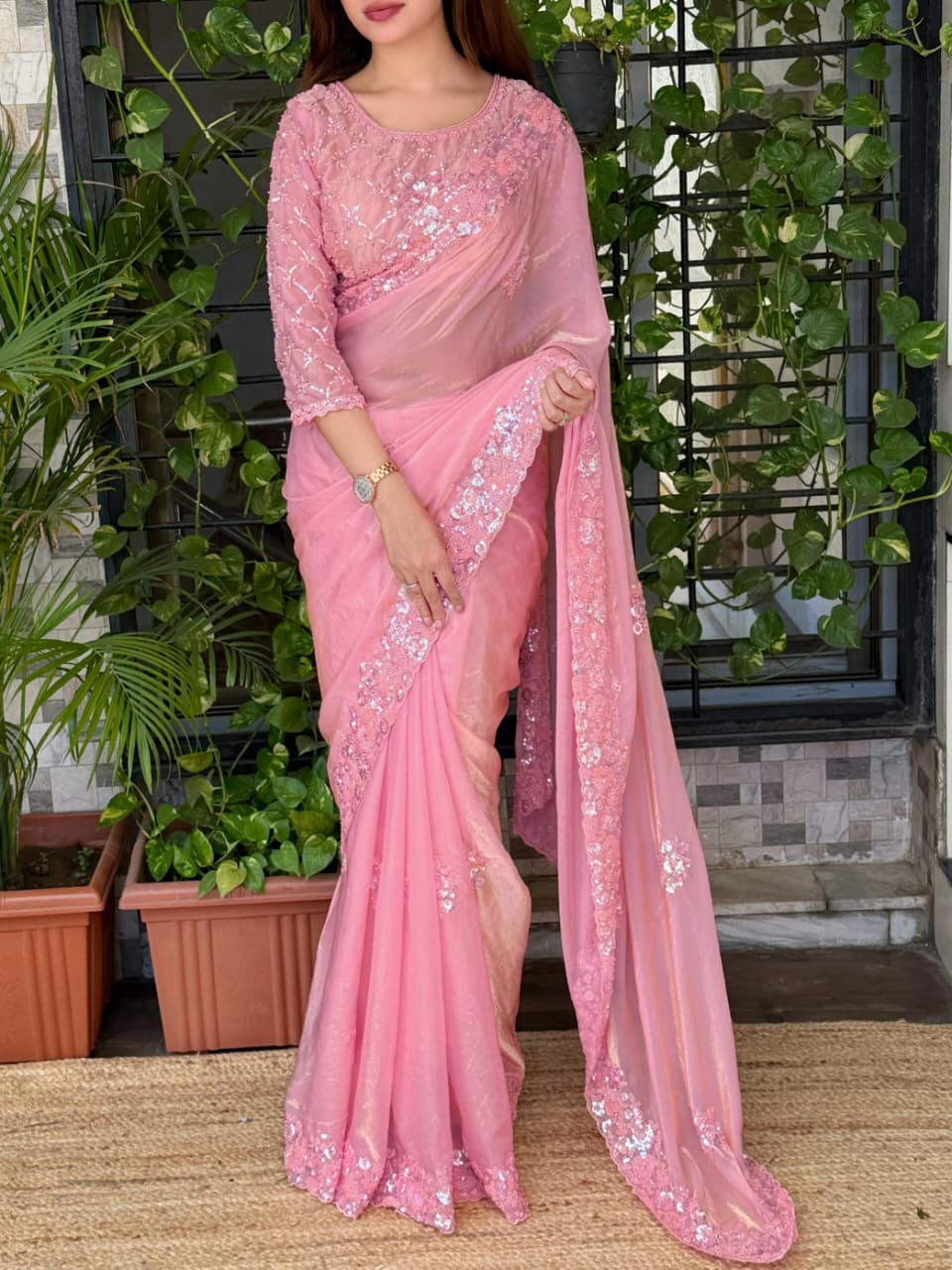 Designer Barbie Doll Saree