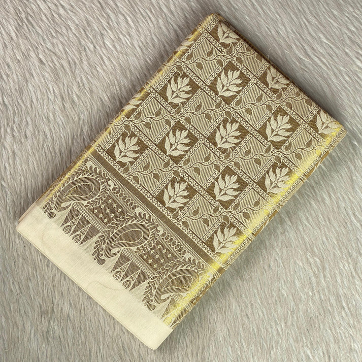 Kerala Tissue Gold Saree