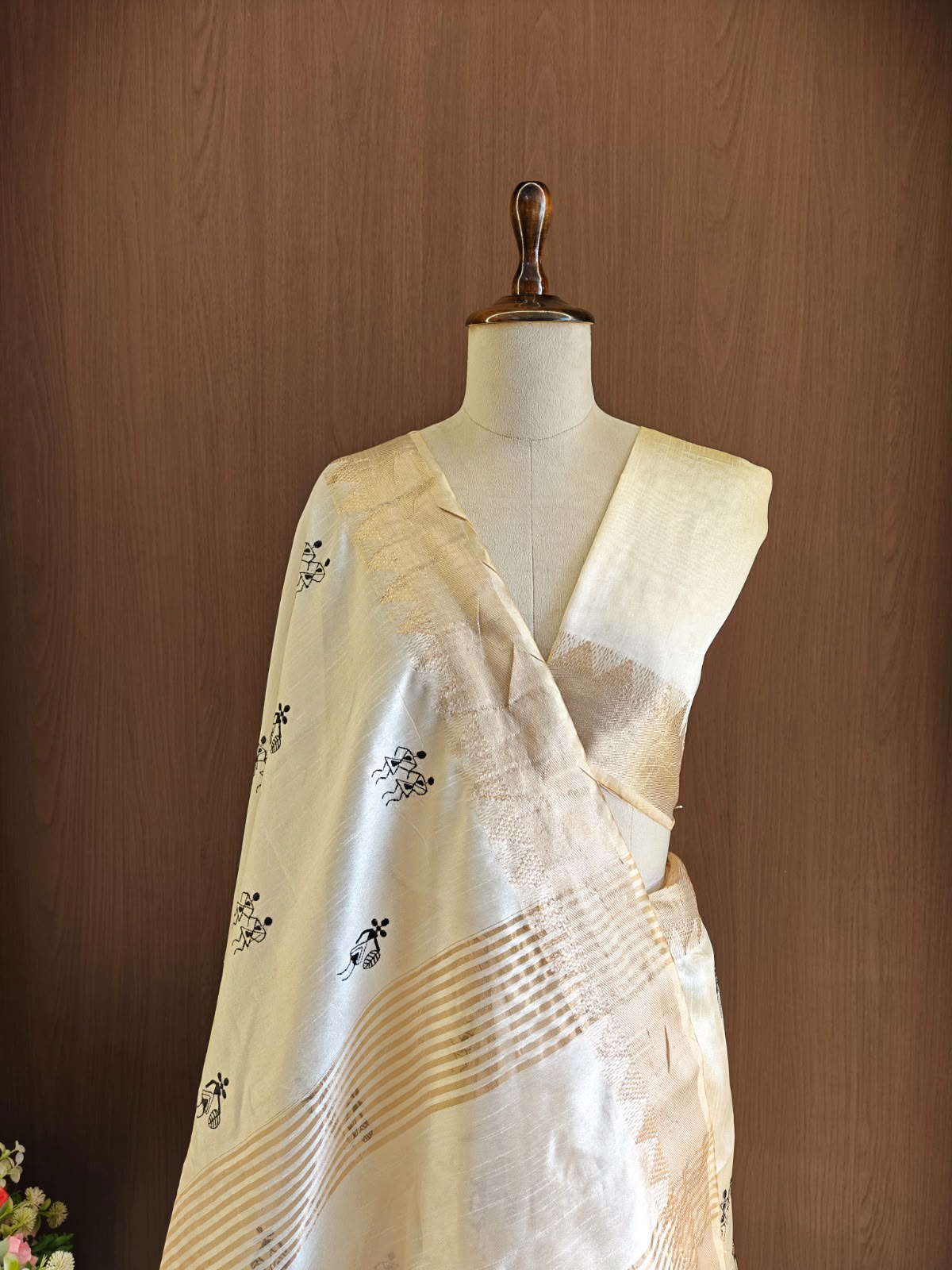 Assam Warli Designer Saree