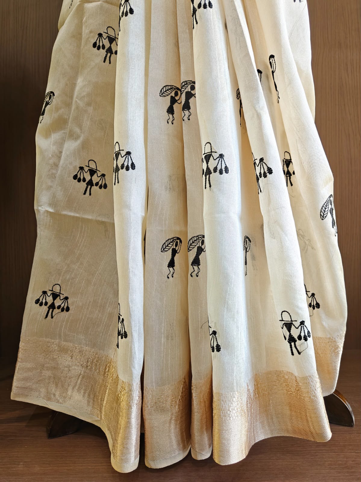 Assam Warli Designer Saree
