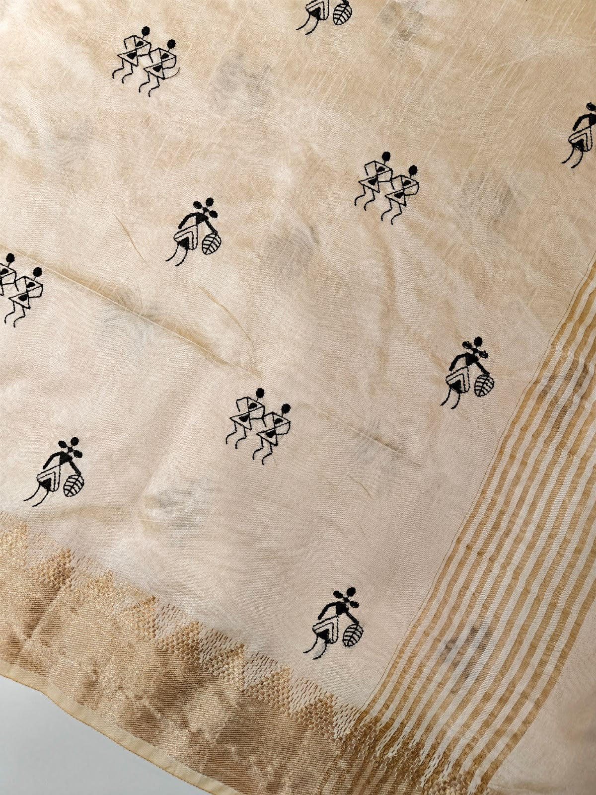 Assam Warli Designer Saree