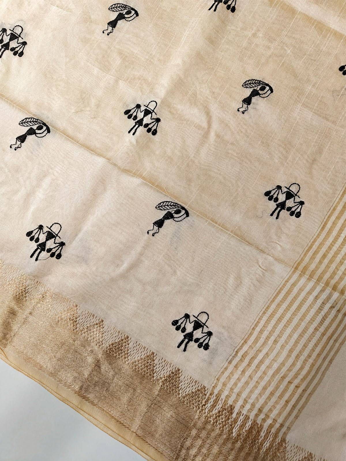 Assam Warli Designer Saree
