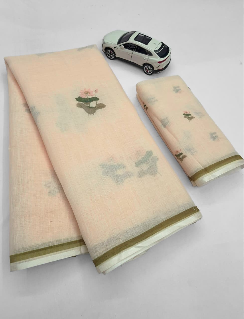 Linen Designer Saree