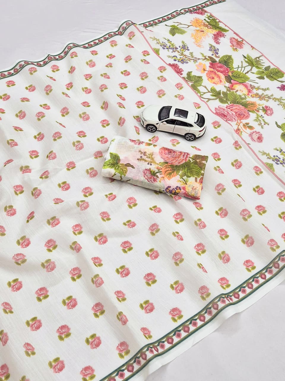 Linen Designer Saree
