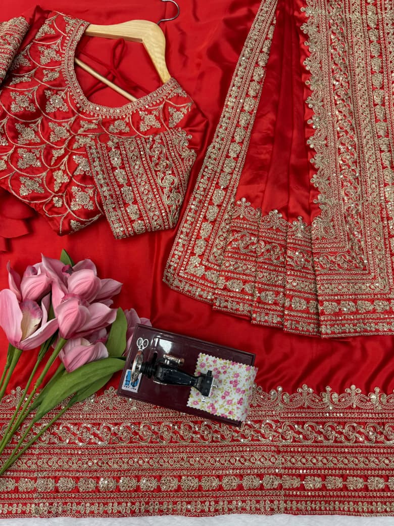Designer Saree with Dupatta