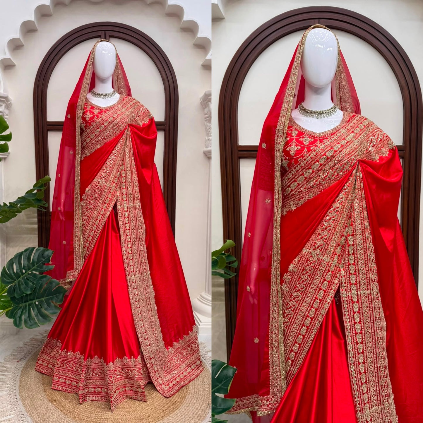 Designer Saree with Dupatta