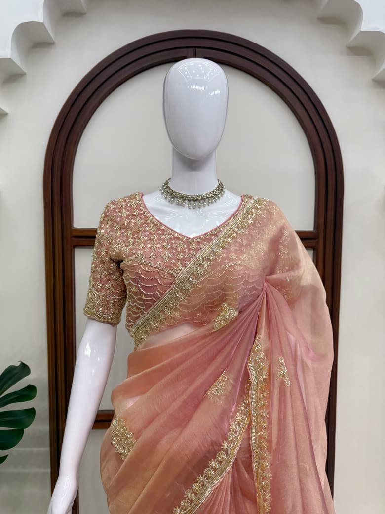 Salsa Silk Designer Saree