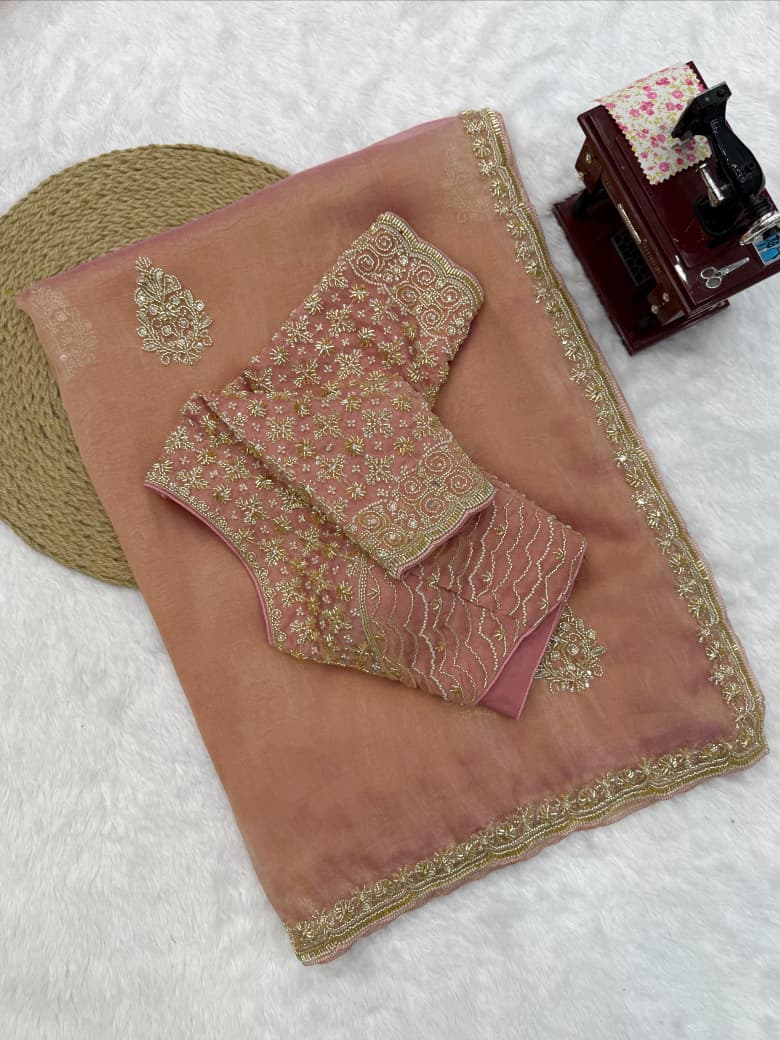 Salsa Silk Designer Saree