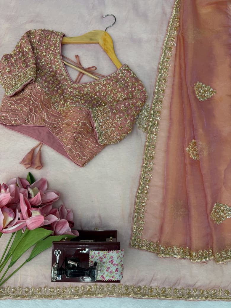 Salsa Silk Designer Saree
