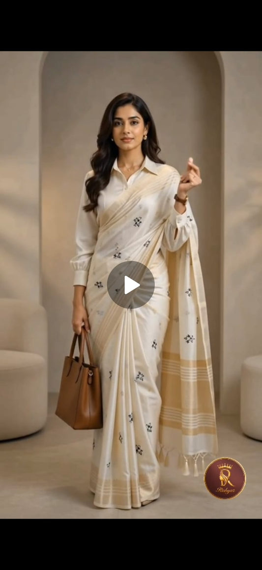 Assam Warli Designer Saree