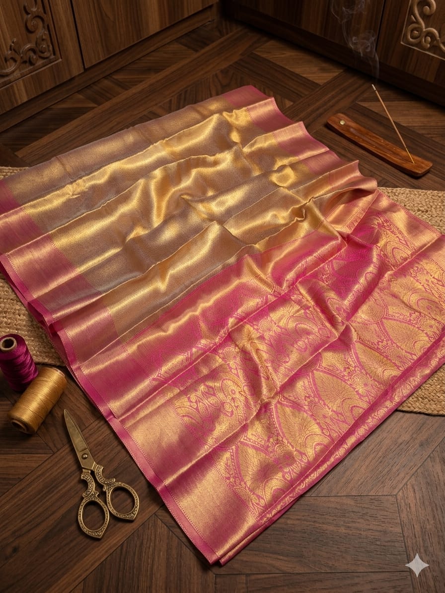 Banarasi Bridal Tissue Silk Saree