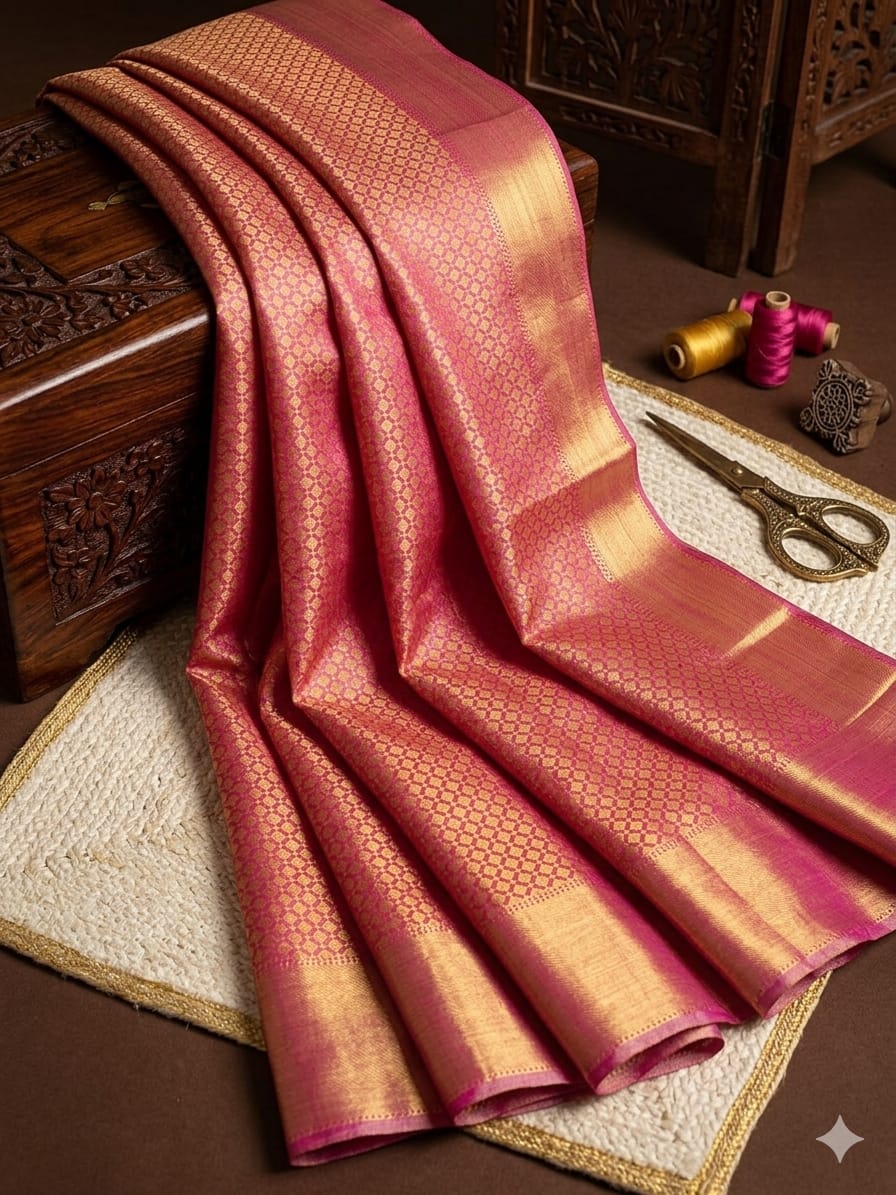 Banarasi Bridal Tissue Silk Saree