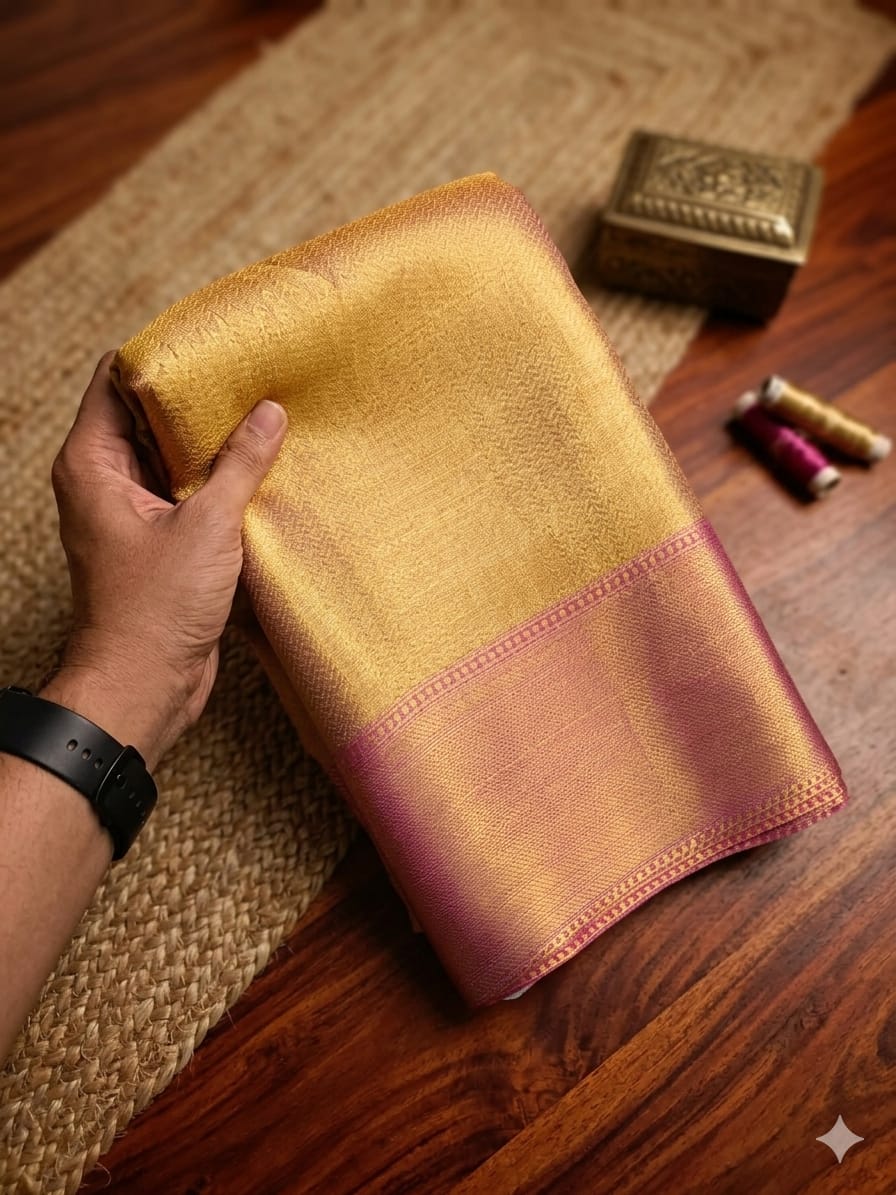 Banarasi Bridal Tissue Silk Saree